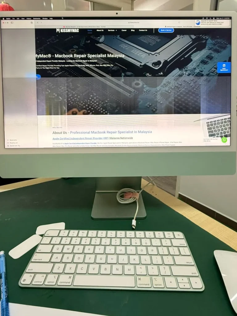 KissMyMac® - iMac Screen Having Lines & iMac Screen Flickering