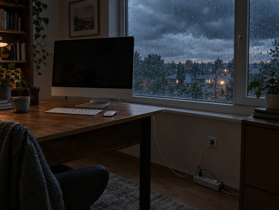 iMac not turning on after a power trip during a thunderstorm, needing iMac power supply replacement