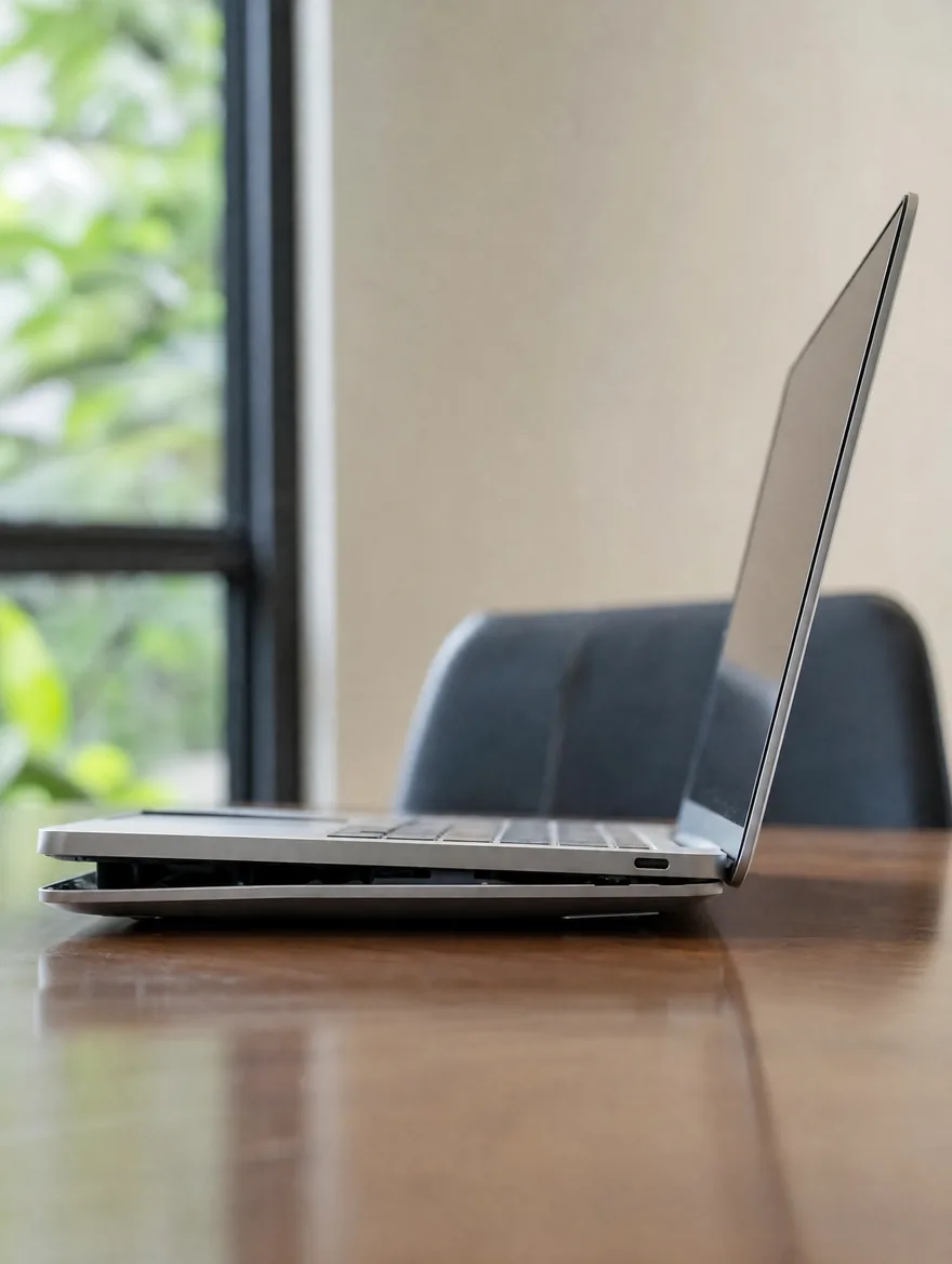 Swollen MacBook battery pushing the trackpad up from underneath, making it stiff and hard to click